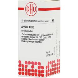 Verpackung von Arnica C30 Streukügelchen.